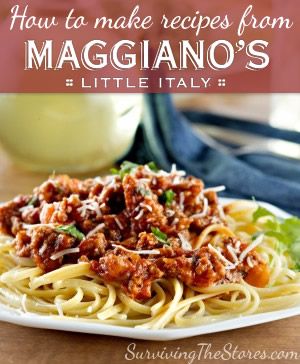 Learn how to make #italian #recipes from Maggiano's Little Italy! Sauce Bolognaise, Pasta Food Recipes, Budget Living, Budgeting Ideas, Copykat Recipes, Italian Foods, Pasta Food, Copycat Restaurant Recipes, Penny Pincher