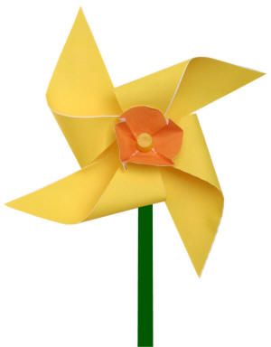 Preschool Origami, Daffodil Craft, Pinwheel Craft, Daffodil Day, Types Of Pencils, St David, Spring Fun, Flowers Paper, Spring Art