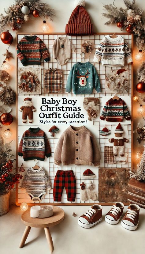 Baby Boy Christmas Outfit: A Comprehensive Guide Christmas Baby Boy Outfits, Baby Christmas Outfit Boy, Christmas Boy Outfit, Baby Boy Holiday Outfit, Plaid Christmas Outfit, Boy Christmas Outfit, Baby Bot, Chic Airport Outfit, Airport Outfit Ideas