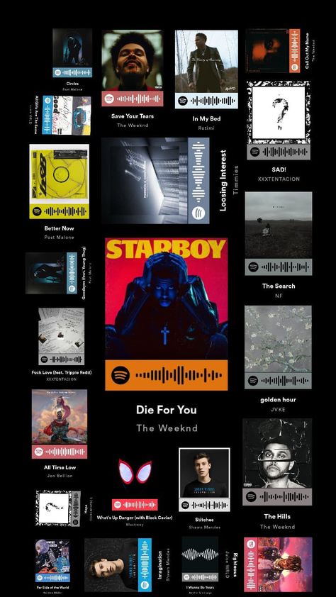 Spotify Music Aesthetic Wallpaper Pinterest Weeknd F1 Weekend Aesthetic, Spotify Collage Wallpaper, The Weekend Aesthetic Album Cover, The Weeknd Wallpapers Aesthetic, Weeknd Wallpaper Aesthetic, Roman Wallpaper Aesthetic, Spotify Collage, The Weeknd Aesthetic Wallpaper, Music Album Covers Wallpaper Collage