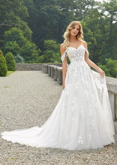 Corset ballgown wedding dress