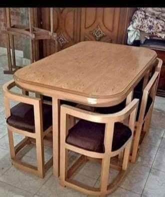 Daining Tebel Design Simple, Latest Dining Table Designs, Home Interior Design Kitchen, Interior Design Ideas Living Room, Home Interior Design Living Room, Round Dining Table Decor, Latest Dining Table, Rustic Dining Room Table, Wooden Dining Table Designs