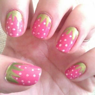 Cutecore Nails, Strawberry Nails, Art Designs Ideas, Cute Nail, Kawaii Core, Really Cute Nails, Mia 3, Kawaii Nails, Cute Nail Art