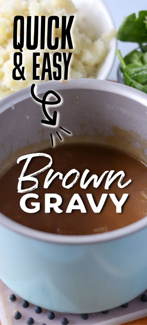 Brown Gravy Mix Recipe Easy, Easy Homemade Gravy For Mashed Potatoes, Brown Gravy Packet Substitute, Homemade Gravy For Meatloaf, Home Made Brown Gravy Simple, Gravy For Rice Easy, Brown Gravy Packet Recipe, Brown Gravy Without Drippings, Easy Brown Gravy Recipe With Flour