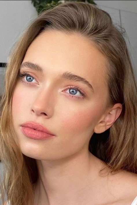 Spring Makeup Looks, No Make Up Make Up Look, Pale Makeup, Beach Makeup, Wedding Hairstyles And Makeup, Light Makeup Looks, Bridal Makeup Natural, Braut Make-up, Natural Wedding Makeup