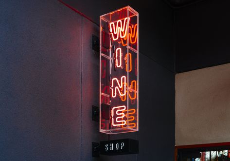 Wine Bar Signage, Bar Signage Design, Light Signage, Bar Lights, Signage Board, Neon Signage, Bar Signage, Lamb Ribs, Retail Signage