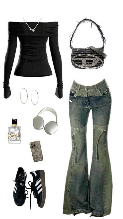 Yk2 Outfits, Street Style Outfits Casual, Outfit Inspo Casual, 2000s Fashion Outfits, Y2k Outfits, Swaggy Outfits, Mode Inspo, Cute Everyday Outfits, Dream Style