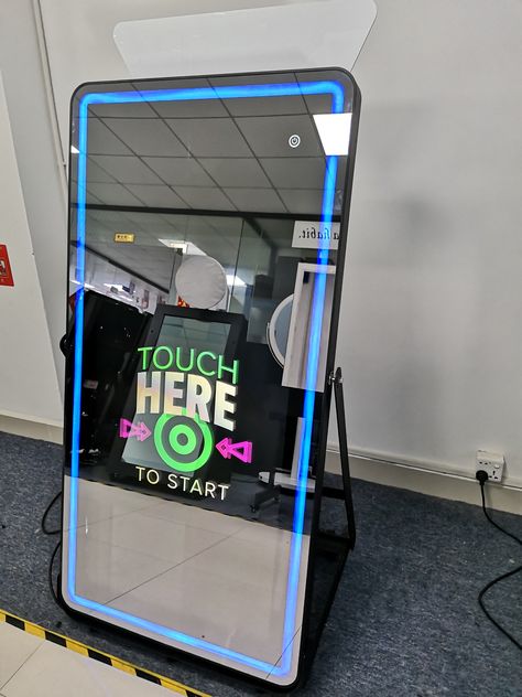 Photobooth Activation, Photobooth Mirror, Wedding Video Booth, Photobooth Machine, Photo Booth Mirror, Interactive Photo Booth, Mirror Photobooth, Photo Booth Decorations, Interactive Mirror