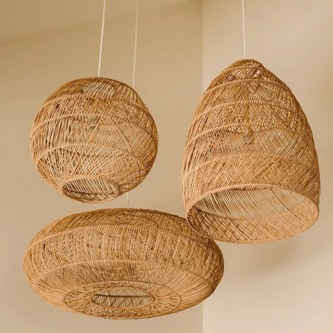 Diy basket pendant light