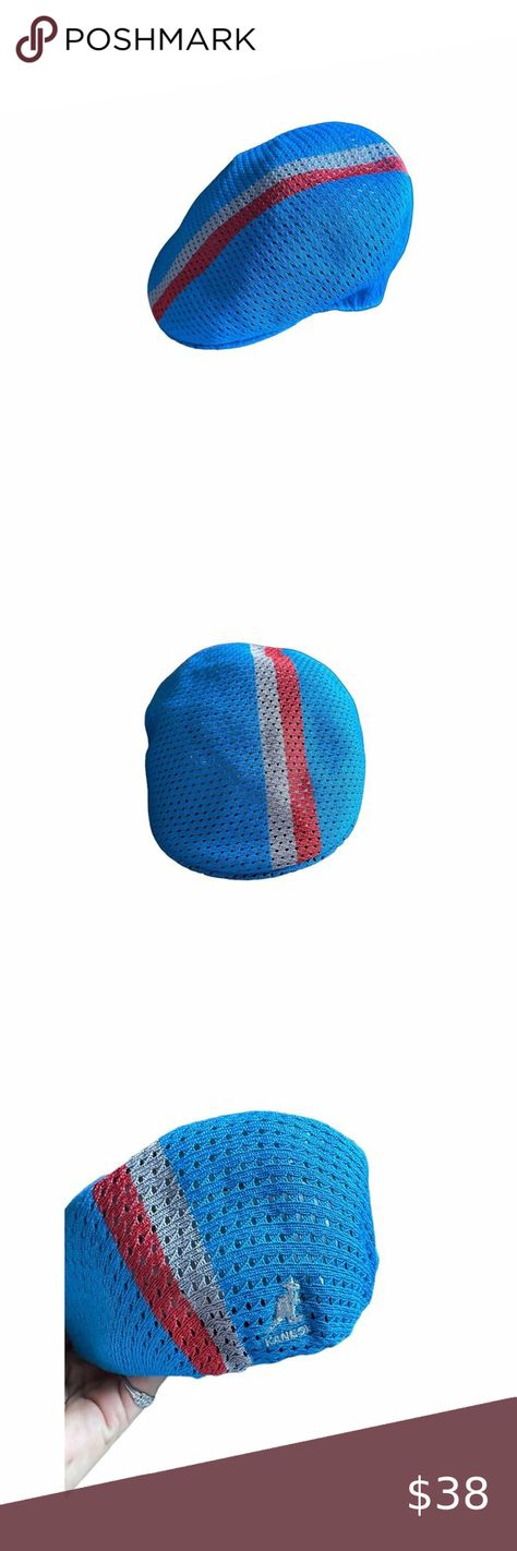 Kango Hat Blue With Red and White Stripe Made In England Mesh Breathable Hip Hop Kango Hat, Red And White Stripes, White Stripe, Red And White, Hip Hop, Street Wear, Mesh, Hats, Shop My