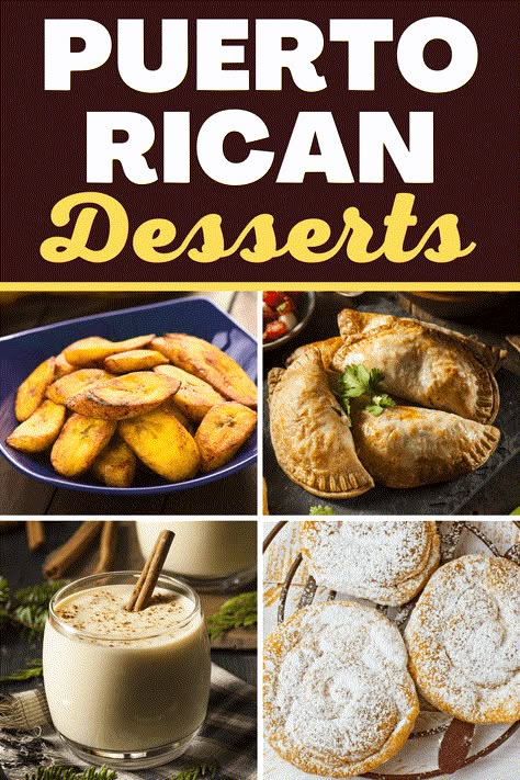 Looking for some traditional Puerto Rican desserts that are easy to make? From flan to rum cake to shaved ice, these sweet treats will give you a taste of the islands. Carribean Desserts, Puerto Rican Dessert, Food Puerto Rico, Puerto Rican Desserts, Puerto Rican Christmas, Puerto Rico Recipes, Desserts Easy Recipes, Puerto Rican Recipe, Puerto Rican Foods