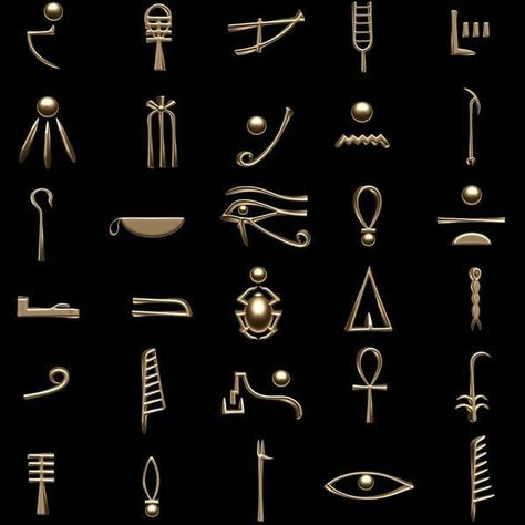 Hieroglyphics Art, Hieroglyphics Symbols, Egyptian Hieroglyphics Symbols, Egyptian Drawings, Sculpture Relief, Egyptian Tattoo Sleeve, Ancient Egyptian Symbols, Egypt Tattoo, Ancient Egypt Art