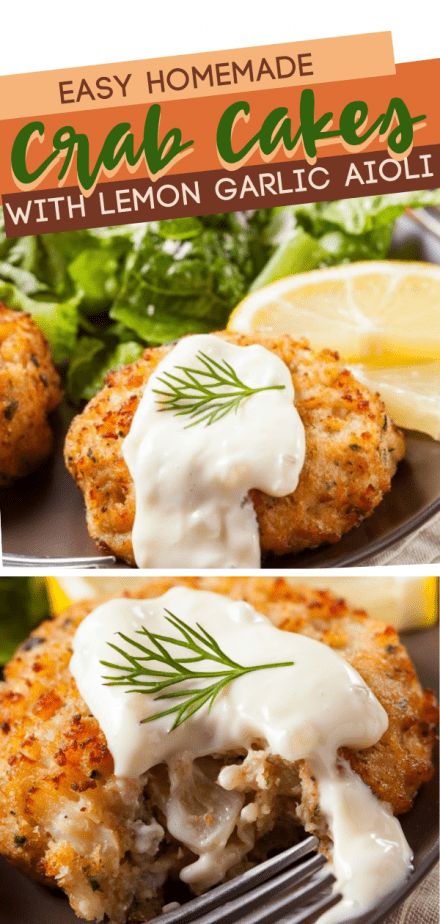 Crab Cake Sauce, Cakes With Lemon, Lemon Garlic Aioli, Homemade Crab Cakes, Garlic Aioli Recipe, Crab Cake Recipes, Crab Cake Recipe, Aioli Recipe, Crab Cake