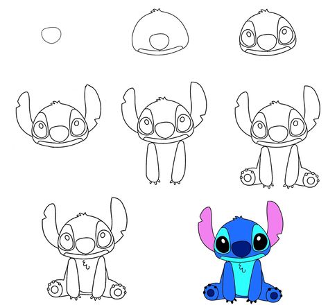 How To Draw Stitch In 8 Simple Steps 1 Cartoon Characters Drawing Step By Step, How To Draw Stitch Step By Step Easy, How To Draw Winnie The Pooh Step By Step, Simple Stitch Drawing, Stitch Drawing Easy Step By Step, Easy Sketch Step By Step, How To Draw Stitch Step By Step, Easy Disney Drawings Simple, Stitch Easy Drawing