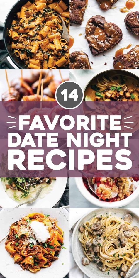 Date Night Dinner Recipes, Dinner Date Recipes, Date Night Meals, Date Night Food, Night Dinner Recipes, Meals For 2, Fancy Dinner Recipes, Date Night Dinners, Date Night Dinner