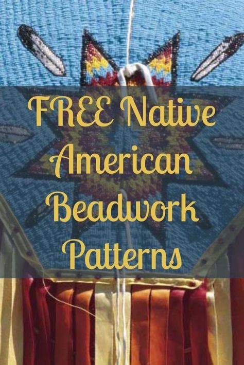 Free Printable Native American Beading Patterns - Free Printable #BeadingPatterns #BeadPattern #BeadPatternsFree #BeadPatternIdeas Indian Beadwork, Native American Beadwork Patterns, Native Beading Patterns, Native American Patterns, Beadwork Tutorial, Beadwork Designs, Native American Beaded Earrings, Beading Patterns Free, Native Beadwork