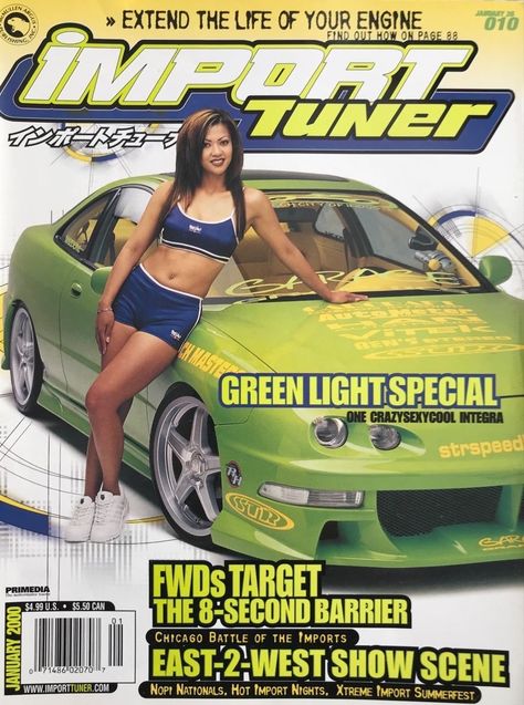 Import Tuner Magazine Covers, Jdm Underglow, Jdm Magazine, Tokyo Cars, Beats Aesthetic, Automotive Magazine, Jdm Girls, Import Tuner, Car Interior Diy