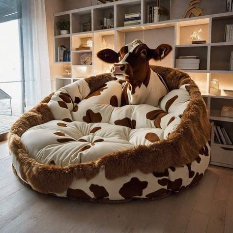 Cute Beds, Small Bedroom Inspirations, Cow Things, Crazy Furniture, Small Bedroom Makeover, Small Bedroom Inspiration, Country Bedroom Decor, Cow House, Cow Stuff