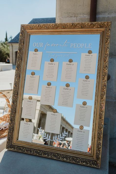 Formal Table Numbers Wedding, Wedding Seating Plan On Mirror, Mirror Table Setting Wedding, Table Assignment Mirror, Table Plan Wedding Mirror, Table Top Seating Chart Wedding, Guest Table Seating Charts, Sweet 16 Seating Chart, Vintage Mirror Table Seating Chart