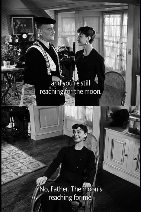 Audrey Hepburn in "Sabrina" Audrey Hepburn Outfit, Reaching For The Moon, Audrey Hepburn Pictures, Sabrina 1954, Classic Movie Quotes, Septième Art, I Love Cinema, Lauren Bacall, Movie Lines