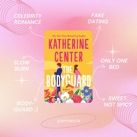 The Bodyguard By Katherine Center, The Bodyguard Katherine Center Aesthetic, Celebrity Romance Books, The Bodyguard Aesthetic, The Bodyguard Book, The Bodyguard Katherine Center, Reels Content Ideas, Love Quotes From Books, Katherine Center