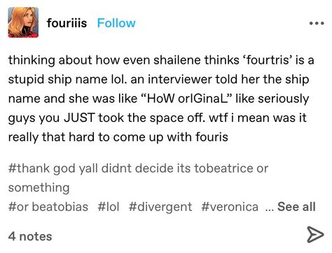 Divergent Headcanon, Divergent 1, Divergent Humor, Divergent Memes, Tris Prior, Tobias Eaton, Divergent Funny, Dystopian Fiction, Divergent Insurgent Allegiant