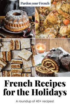 French Christmas Food, French Christmas Desserts, French Recipes Dinner, French Holiday Recipes, French Christmas Traditions, French Recipes Authentic, French Dinner Parties, French Cuisine Recipes, French Cooking Recipes