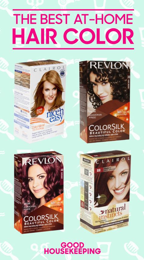 The Good Housekeeping Institute tested top at-home hair color brands to round up the very best box dyes. These are the winners! Best Box Hair Color, Best At Home Hair Color, Best Box Hair Dye, Best Home Hair Color, Boxed Hair Color, Box Hair Dye, Hair Dye Brands, Dark Hair Dye, Home Hair Color