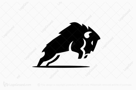 Bison Logo, Awesome Logos, Aa Logo, Beading Designs, Sport Branding, Logo Shoes, Waves Logo, Bull Logo, Service Logo