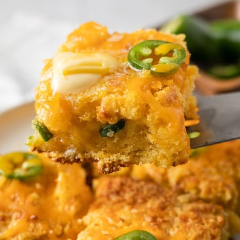 Jiffy Jalapeno Cheddar Cornbread Jalapeno Cheddar Cornbread Jiffy, Jiffy Jalapeno Cheddar Cornbread, Black Cookout Food, New Years Day Brunch Ideas, Jalapeno Cornbread Jiffy, Cornbread Pizza, New Years Day Brunch, Turkey Neck Recipe, Shrimp Side Dish