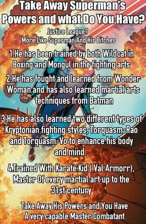 Superman Fact 2 Superman Facts, Superhero Facts, Superman Clark Kent, Superman Art, Kal El, Martial Arts Techniques, Mine Mine Mine, Mine Mine, Clark Kent