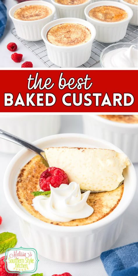 Easy Baked Custard Recipe, Dessert Recipes With Eggs, Adkins Diet Phase 1, Jello And Yogurt, Pies Cream Cheese, Amish Custard, Easy Vanilla Custard, Homemade Danish Recipe, Egg Custard Pie Recipe