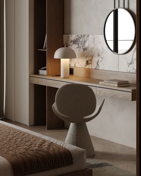 KID_ROOM_SENEGAL_APARTMENT :: Behance Luxury Minimalism, Modern Kids Room Design, Egyptian Architecture, Luxe Bedroom, Dressing Table Design, Modern Kids Room, Kuwait City, Single Bedroom, Bedroom Vanity