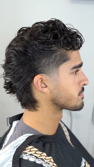 Modern Men’s Haircuts 2023, Flow Mens Hair, Different Hair Parts Ideas, Back Long Hair Styles Men, Mullet Hairstyle Mens Curly Short, Modern Mullet For Men Wavy, Long Hair Cuts Men, Men’s Mullet Haircut, Mens Modern Mullet Haircut