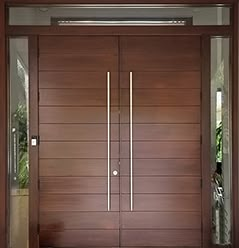 Wooden Double Doors, Double Door Entrance, Impact Doors, Modern Entrance Door, House Main Door, House Main Door Design, Wooden Front Door, Main Entrance Door Design, Front Door Design Wood