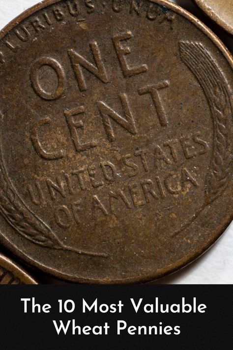 How To Clean Coins, Valuable Wheat Pennies, Old Pennies Worth Money, Rare Pennies, Old Coins Value, Penny Values, Air Stone, Valuable Pennies, Wheat Pennies