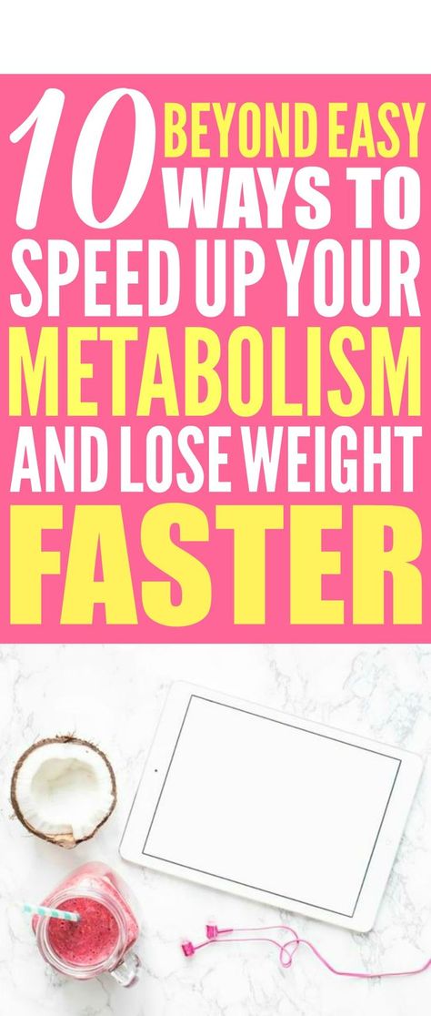 These 10 easy ways to boost your metabolism are THE BEST! I'm so happy I found these AMAZING tips! Now I have some great ways to speed up my metabolism and lose weight fast! Definitely pinning! Ways To Increase Metabolism, Metabolism Reset Diet, Speed Metabolism, Best Diet Drinks, Speed Up Your Metabolism, Cucumber Diet, Speed Up Metabolism, Fat Loss Tips, Increase Metabolism