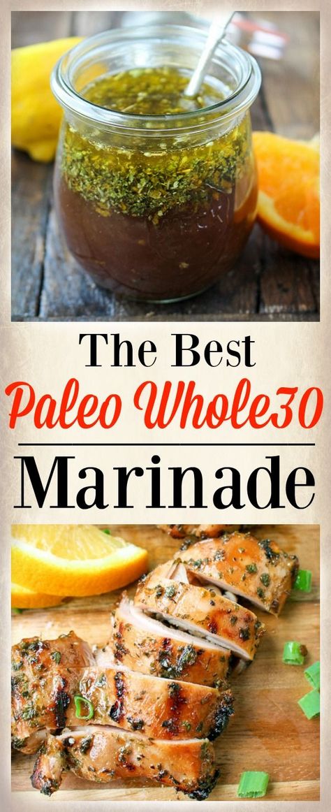 The Best Paleo Whole30 Marinade Whole 30 Marinade, Paleo Marinade, Fathead Pizza, Paleo Condiments, Paleo Sauces, 30 Diet, Whole 30 Diet, Tasty Meat, Paleo Life