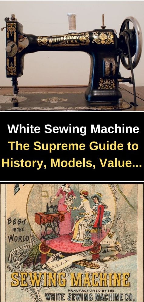 Victorian Sewing Machine, White Sewing Machine Vintage, Antique Sewing Machines Decoration, Singer 99k, Sewing Machine History, Stuff To Sketch, White Rotary Sewing Machine, Sewing Reference, Sewing Machine Vintage