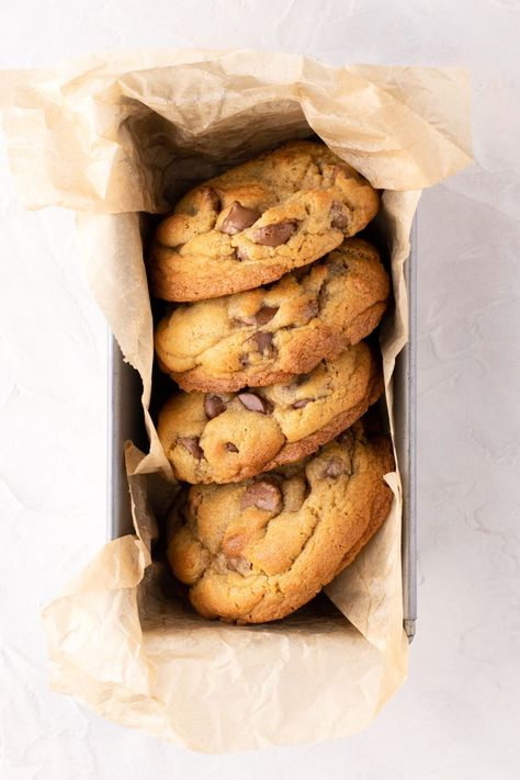 Thick Chocolate Chip Cookies | Jessie Bakes Cakes