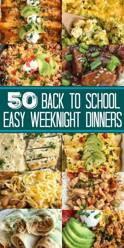 Family Favorite Dinners, Back To School Dinners, Back To School Dinner, School Dinner, School Dinners, Fast Dinner Recipes, Diner Recept, One Pot Dinners, Fast Dinners