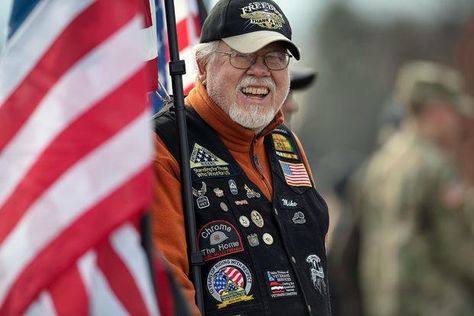 A veteran smiles at a ceremony. (Thomas Alvarez/Idaho Army National Guard) American Patriotism, Retired Military, Military Retirement, Pay Raise, Army National Guard, Social Security Benefits, Lifelong Friends, Military Spouse, Military Family