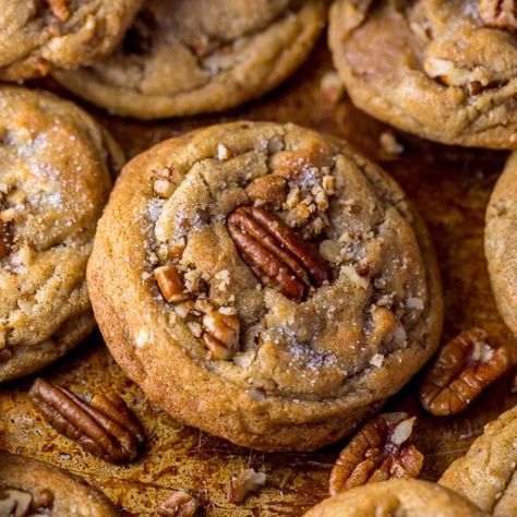 Butter Pecan Cookies - Baker by Nature Baker By Nature, Butter Pecan Cookies, Stick Butter, Pecan Cookies, Baking Recipes Cookies, Pecan Recipes, Butter Cookie, C Is For Cookie, Butter Pecan