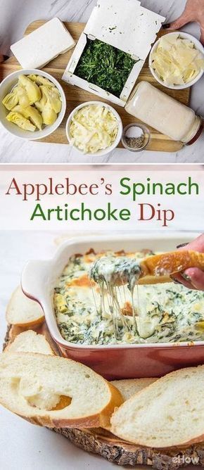 Applebee's Spinach Artichoke Dip, Spinach And Artichoke Dip Recipe, Best Spinach Artichoke Dip, Spinach Artichoke Dip Recipe, Spinach And Artichoke Dip, Spinach Dip Recipe, Artichoke Dip Recipe, Artichoke Recipes, Dip Recipes Easy