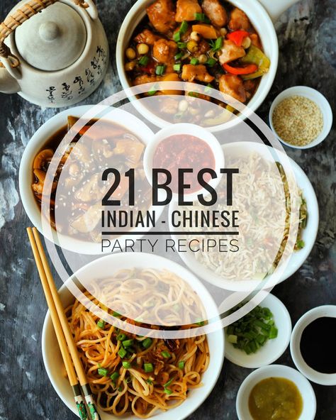 21 best Indo-Chinese Party Recipes Chinese Bhel Recipes Street Food, Desi Chinese Recipes, Indian Party Recipes, Indian Chinese Recipes, Veg Chinese Recipes, Indochinese Recipes, Indo Chinese Food, Indian Chinese Food, Travel Presentation