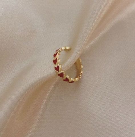 Wedding Preppy, Heart Ring Gold, خواتم خطوبة, Rings Set For Women, Cute Love Heart, Preppy Jewelry, Jewelry To Buy, Couple Cute, Jewelry Accessories Ideas