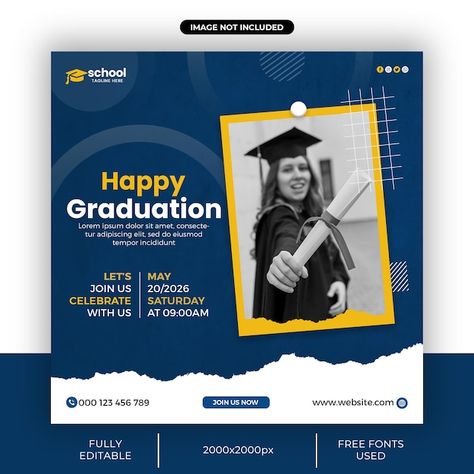 Social Media Design Education, College Banner Design, Creatives For Social Media, Education Social Media Post, College Banner, Free Social Media Templates, Education Banner, Digital Advertising Design, Packaging Template Design