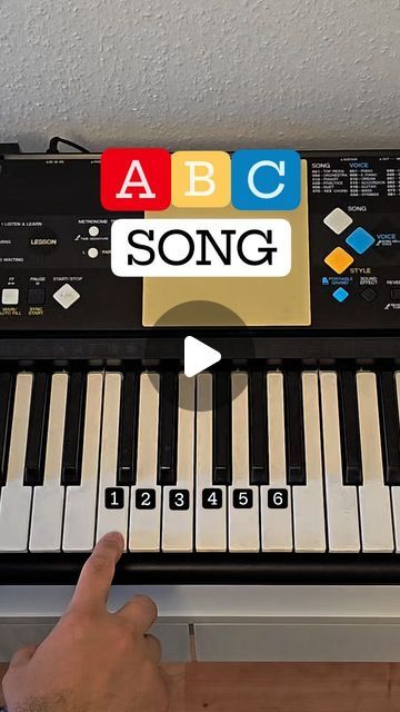 Alex Becker | Piano Tutorials / Covers on Instagram: "A B C Song 🎹♥️

Follow @_piano.tutorials for daily videos ☺️

#piano #pianotutorial #pianolessons #babysongs #pianocover #pianoteacher #music #reels 

Do you like this Kids Song ? 🎹♥️" Piano Lessons For Kids, Kids Song, Teaching Piano, Kids Piano, Voice Lesson, California Native Plants, Do Re Mi, Baby Songs, Piano Songs