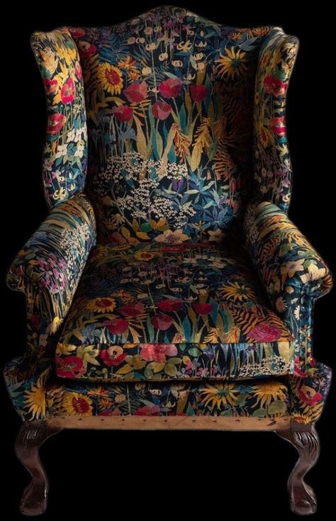 Wingback Chairs, Wingback Armchair, Bohol, Funky Furniture, Liberty Of London, Dream House Decor, Wingback Chair, Dream Home Design, Sofa Covers