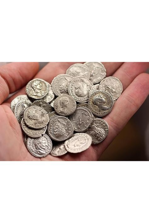 1700 Year Old Ancient Roman Silver Denarius Coin Seller Very Fine or Better Condition Antique Coin Necklace In Metal, Coin Store, Antique Silver Nickel-free Coin Necklace, Ancient Roman Coins, Ancient Greek Coin, Roman Coins, Unique Collectibles, Ancient Romans, Coin Collecting